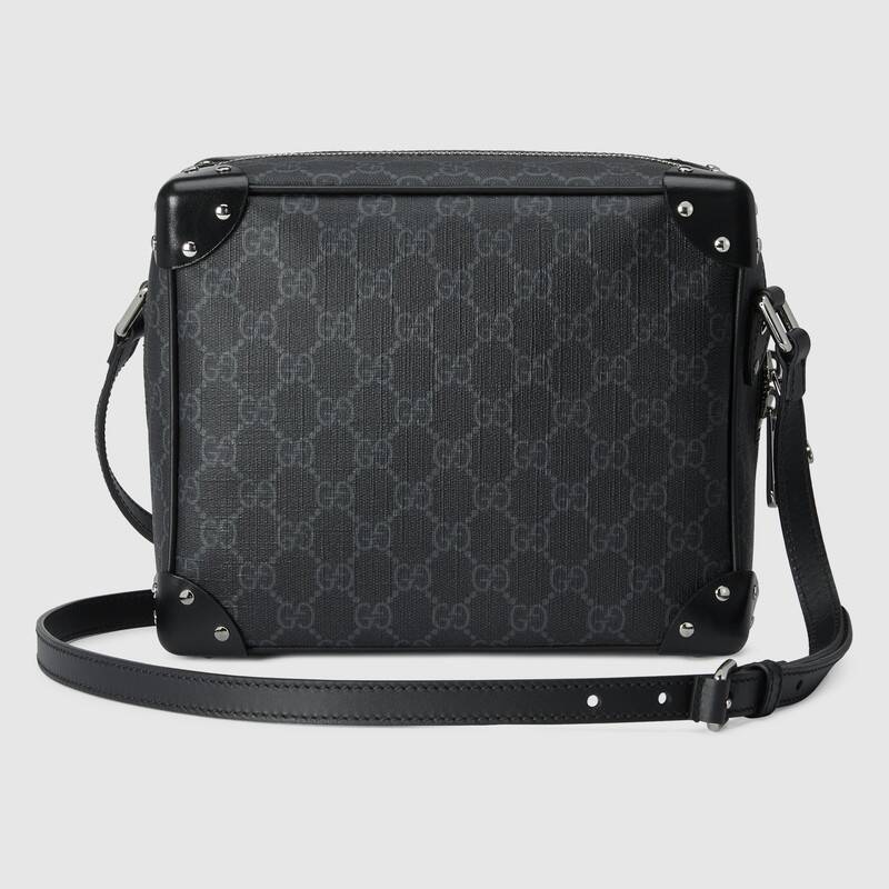 Gucci GG Shoulder Bag With Leather Details 626363